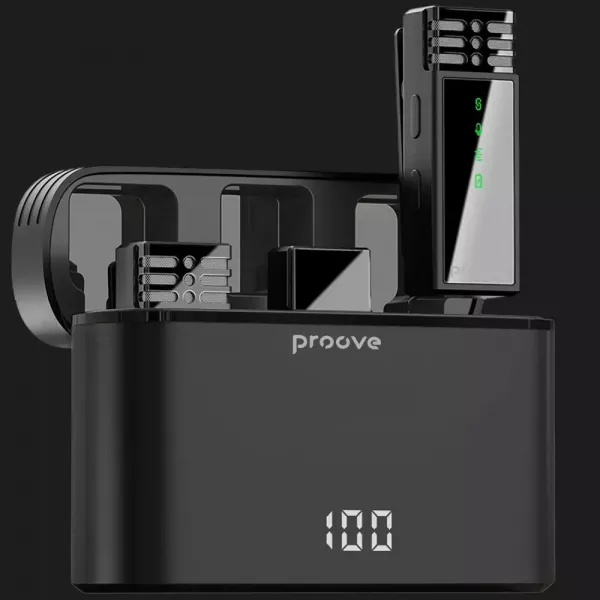 Бездротовий петличний мікрофон Proove Record Type-C + Lightning