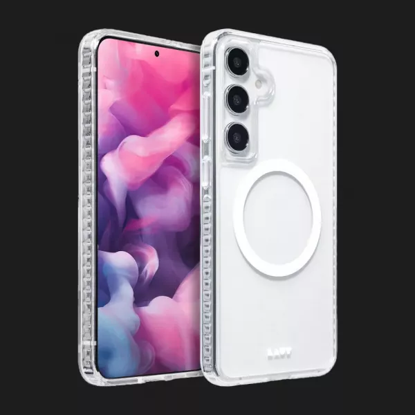 Чохол-накладка LAUT HUEX with MagSafe для Samsung Galaxy S24 (Crystal)