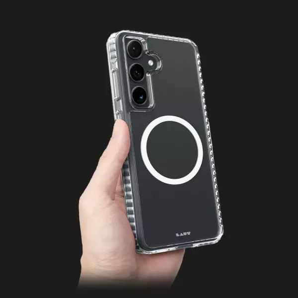 Чохол-накладка LAUT HUEX with MagSafe для Samsung Galaxy S24 (Crystal)