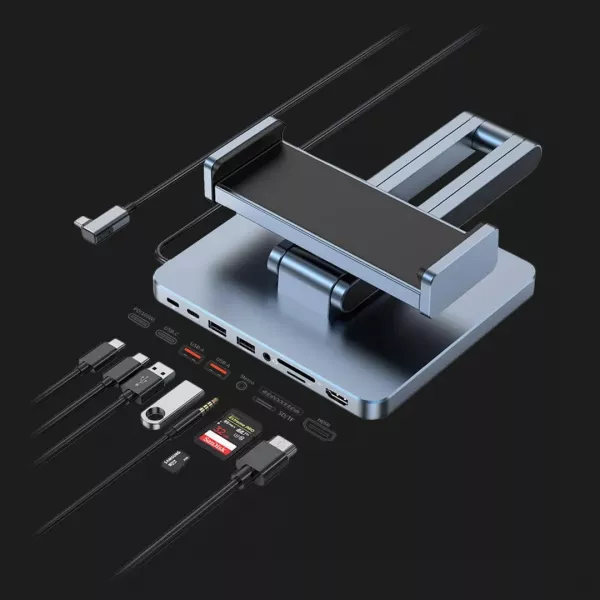 Підставка WIWU Adjustable 8 in 1 Hub Stand AH801 (Gray)