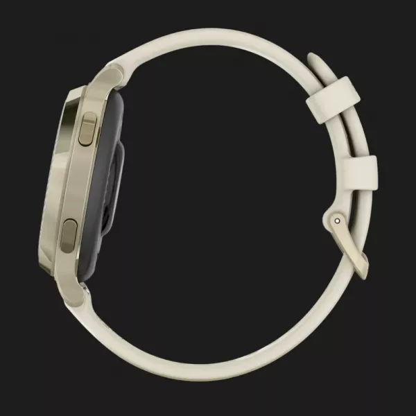 Garmin Lily 2 Active Lunar Gold with Bone Silicone Band