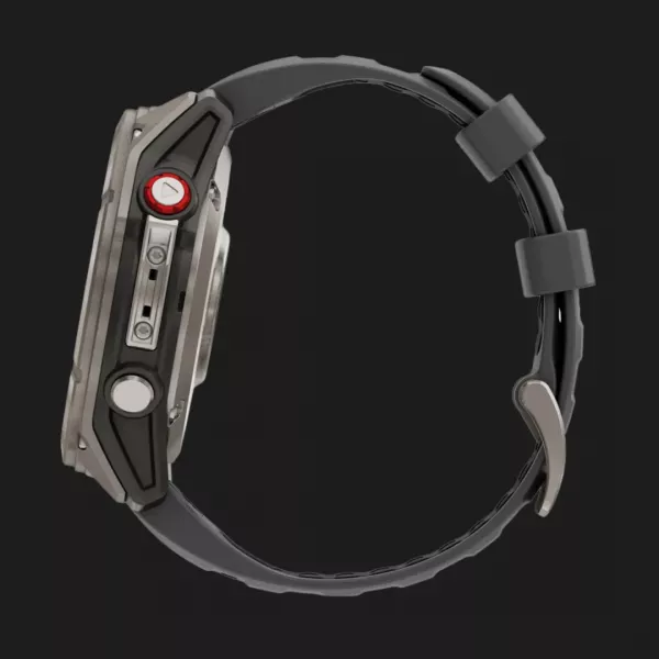 Garmin Fenix 8 Pro 47mm AMOLED Sapphire Titanium with Graphite/Black Silicone Band